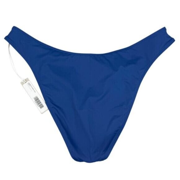 Everlane The Thigh-High Bikini Bottom in Blue Dusk Womens Size Large - Picture 7 of 7